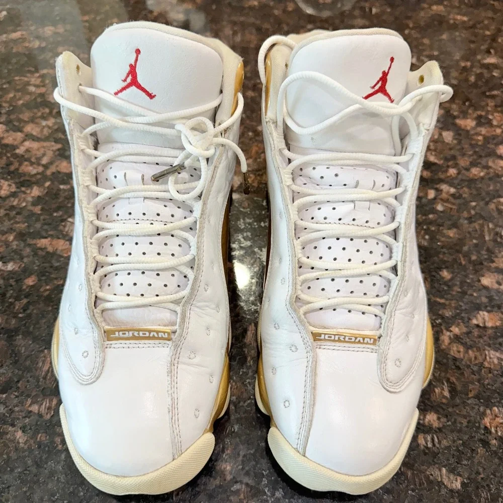 Jordan 13 Retro DMP White Metallic Gold‎ Mens Size 10 414571-135 2017 Release